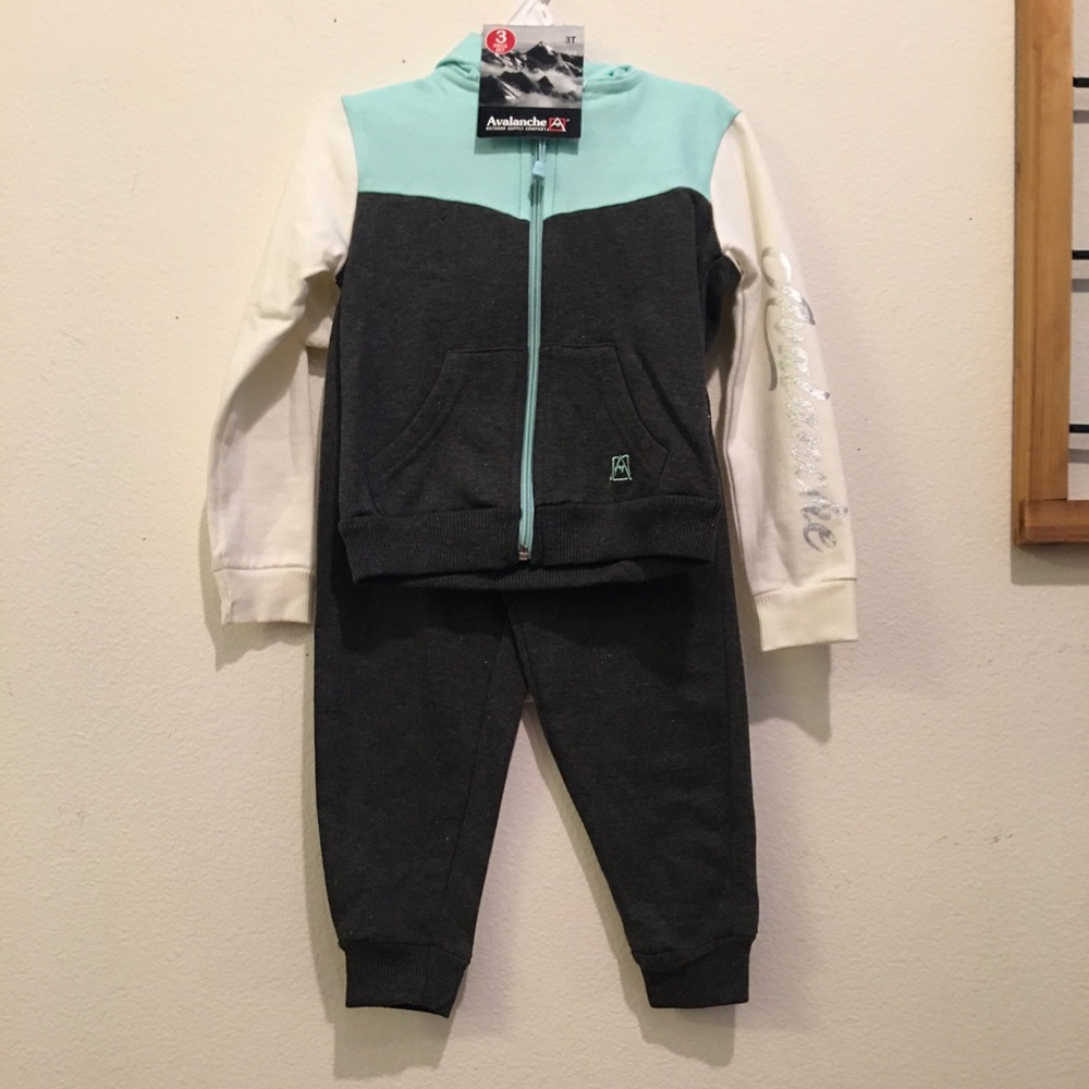 Girls 3pc Hoodie Set